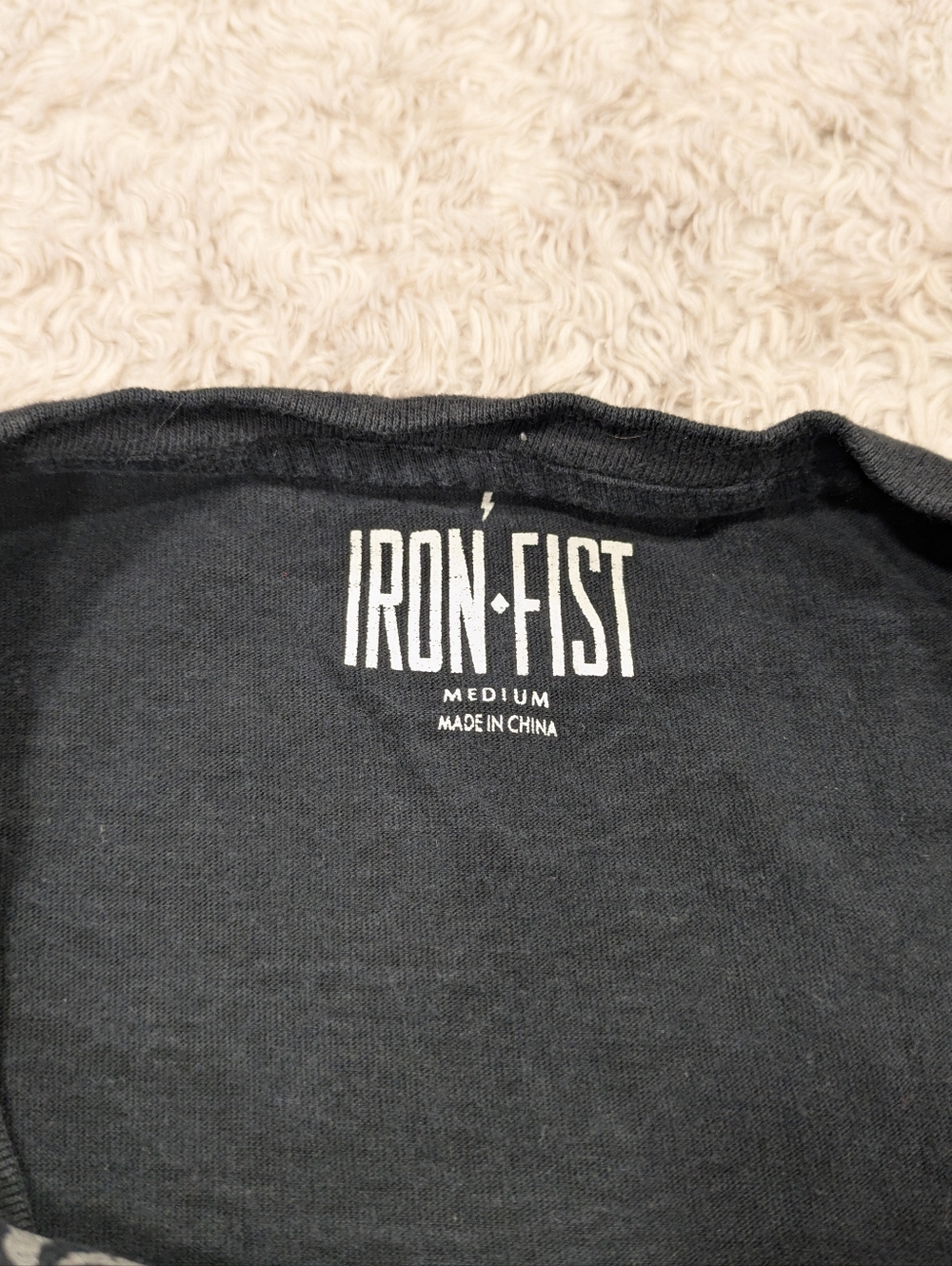 Iron Fist Skeletal Sternum Shirt Sz M - Picture 4 of 7